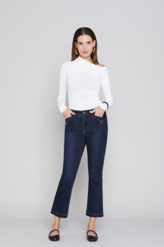 JEANS BOOTCUT CORTO